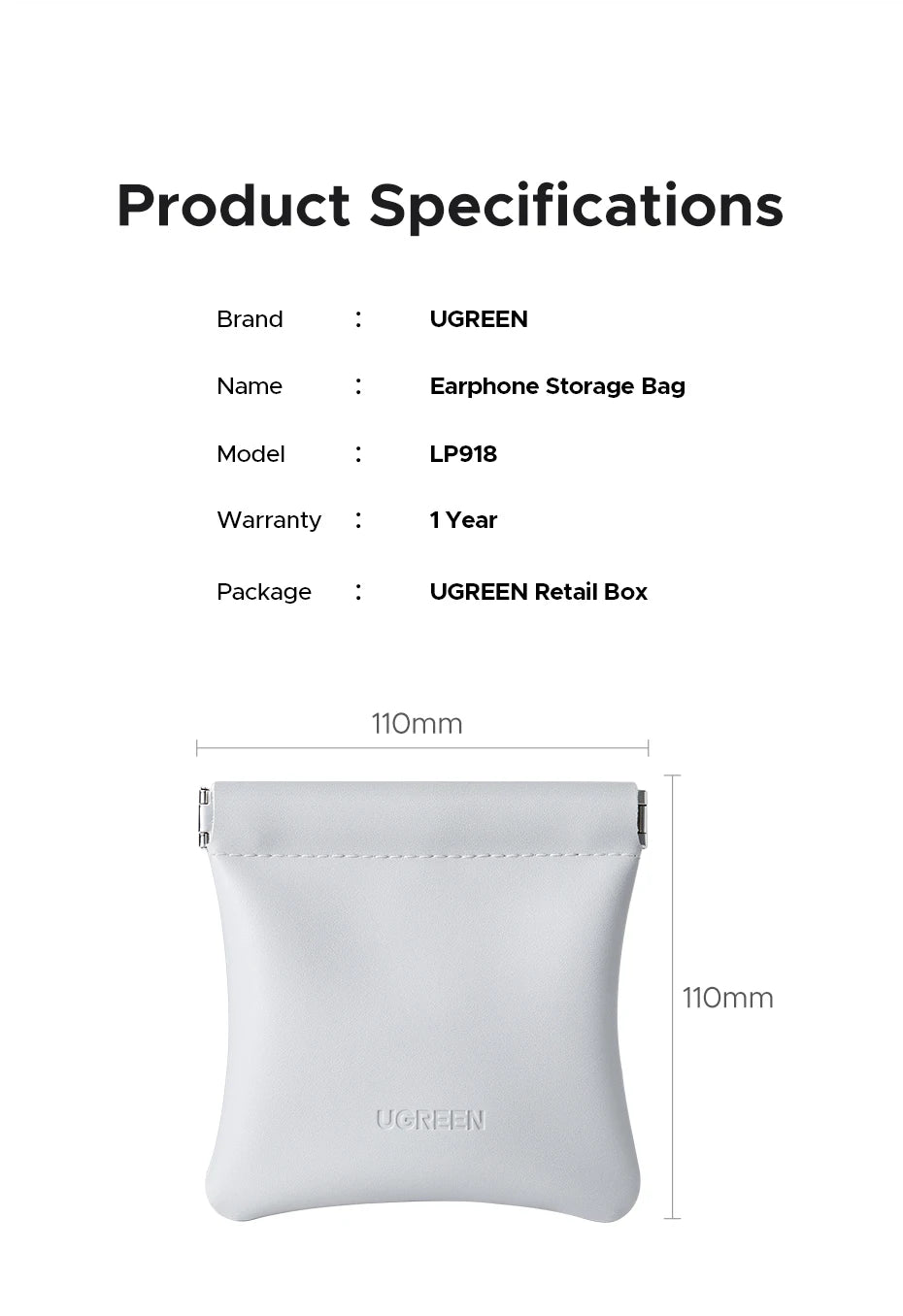 Magnetic Leather Earphone and Earbud Storage Pouch - 18