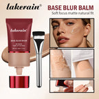 Blurring Makeup Primer and Foundation Balm with Applicator Brush