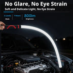 Flexible Silicone LED Work Light Rechargeable USB-C Handheld Flashlight
