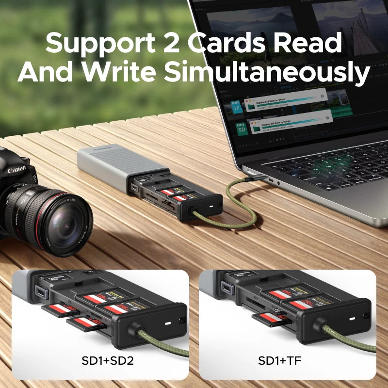 USB-C Memory Card Reader and Storage Case - 4