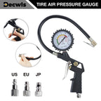 Multifunctional Tire Pressure Gauge and Inflator