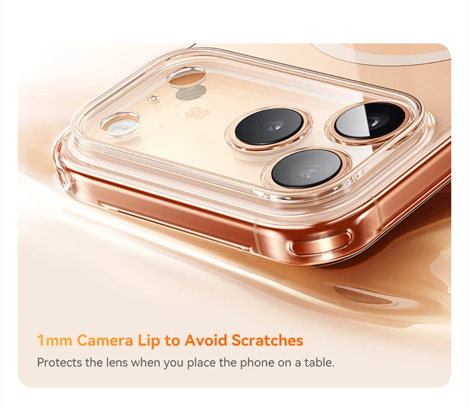 Magnetic Transparent Protective Case for iPhone