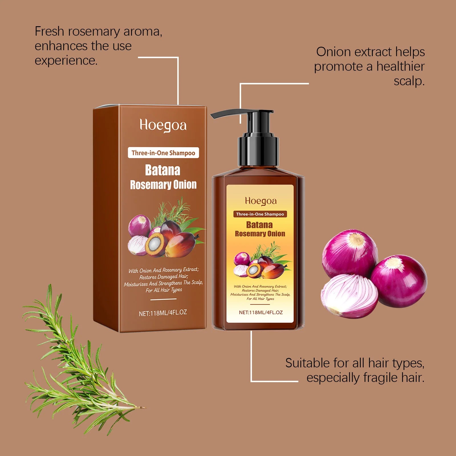 Strengthening Hair Growth and Anti-Dandruff Shampoo - 8