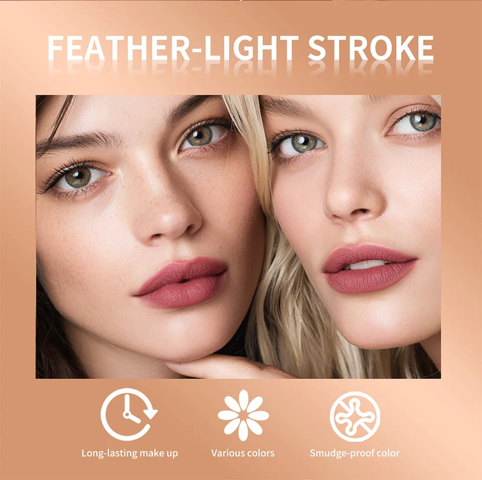 Waterproof Felt-Tip Lip Liner for Sculpting and Contouring