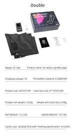 Cordless Full Leg Air Compression Massager for Circulation