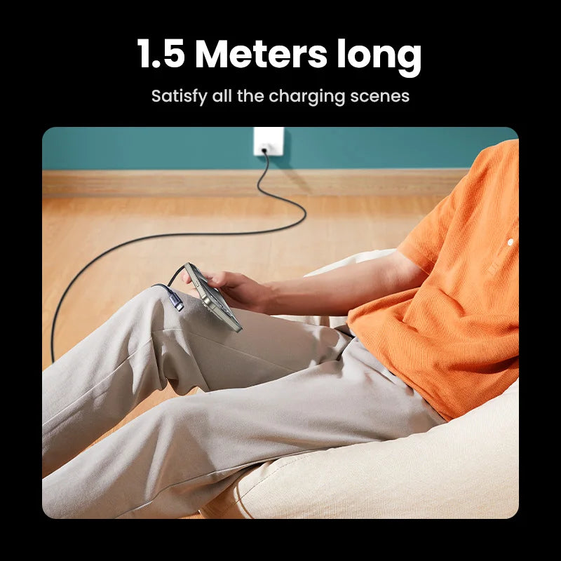 100W 2-in-1 USB-C Fast Charging Cable