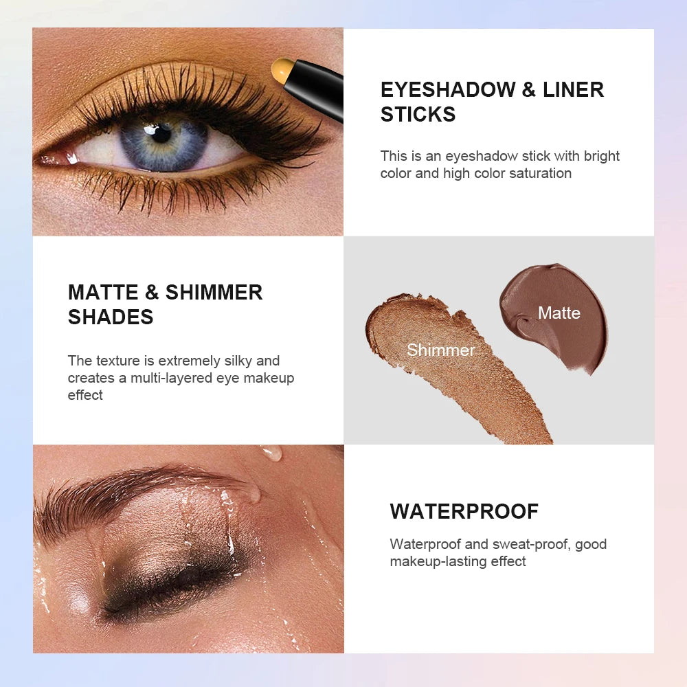Longwear Waterproof Cream Eyeshadow Pencil