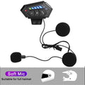 BT12-2x Motorcycle Helmet Bluetooth 5.4 Headset with Voice Assistant