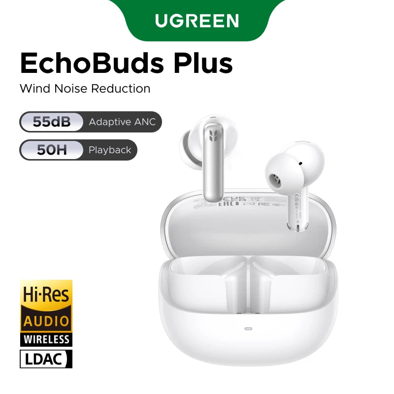 Wireless Noise Cancelling Earbuds with Adaptive ANC and 50H Battery - 25