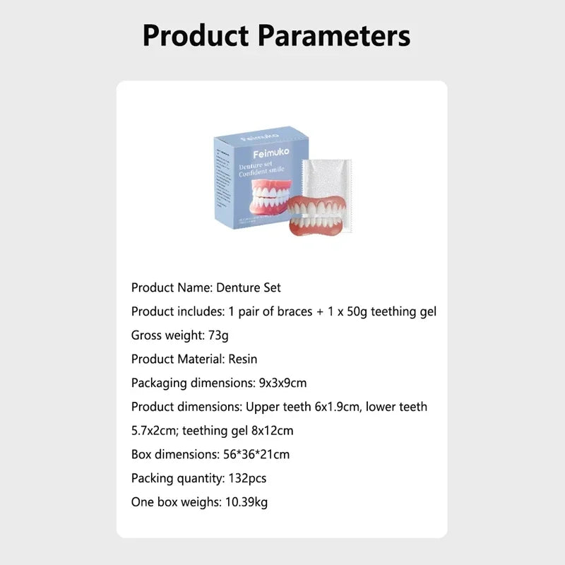 Temporary Silicone Dentures for Missing or Broken Teeth - 19