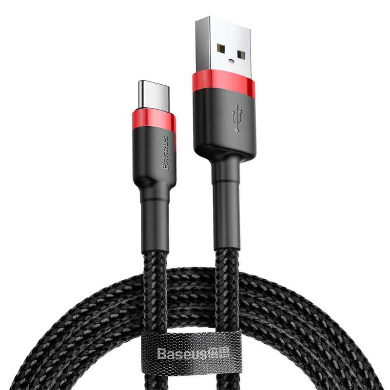 3A Fast Charging USB-A to USB-C Braided Data Cable