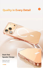 Magnetic Transparent Protective Case for iPhone