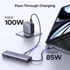 7-in-1 USB-C Hub with 4K 60Hz HDMI and 100W Power Delivery