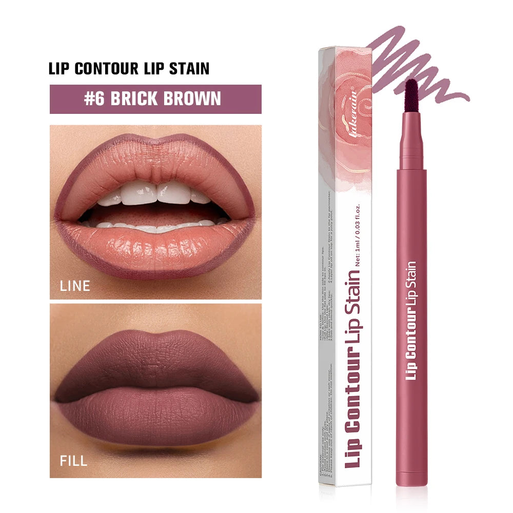 Dual-Sided Long-Lasting Lip Contour Stain and Liner