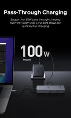 7-in-1 USB-C Hub with Dual 4K 60Hz HDMI and 100W PD Charging