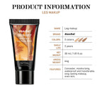 Waterproof Leg and Body Foundation with Application Glove