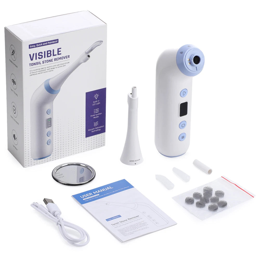 HD Camera Tonsil Stone Removal Vacuum Tool