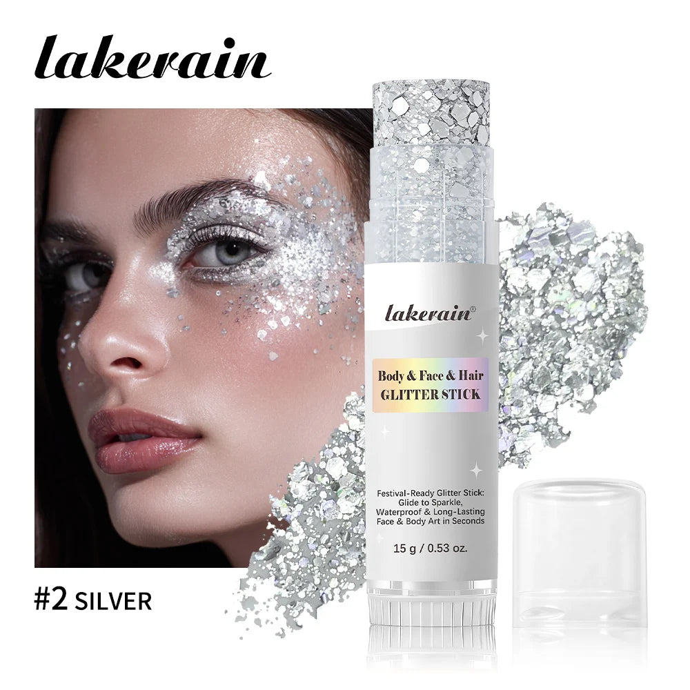 Glitter Highlighter Stick for Face Body and Hair