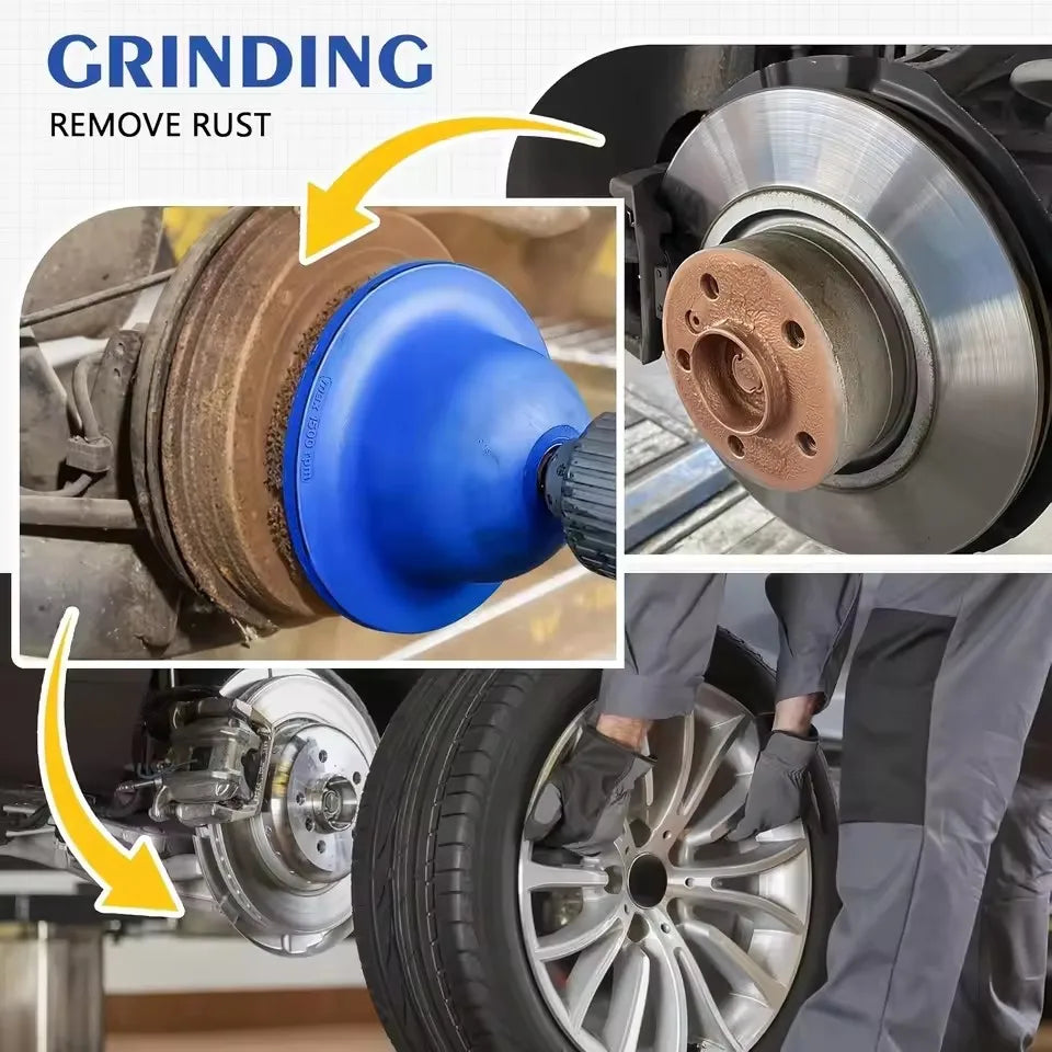 150mm Wheel Hub Grinder and Rust Removal Tool for 1/2 Impact Driver