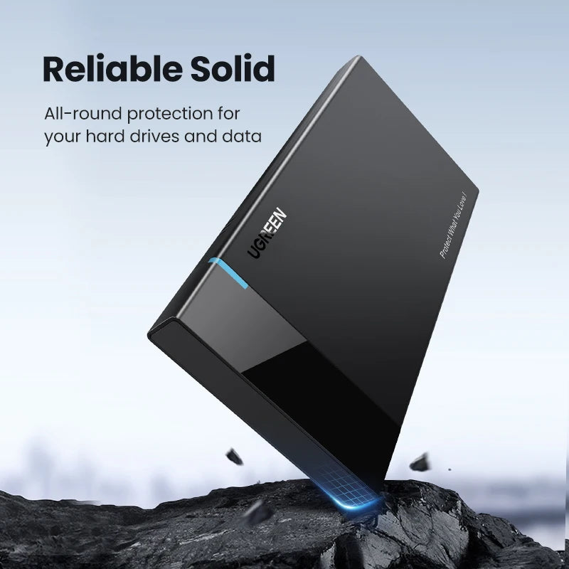 2.5" SATA to USB 3.1 Hard Drive Enclosure for SSD and HDD - 6