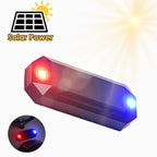 Solar Powered LED Strobe Car Alarm and Security Warning Light
