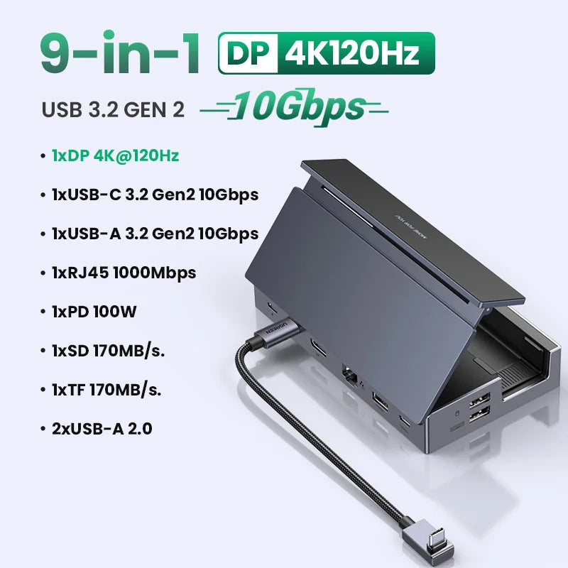 6-in-1 USB-C Docking Station for Handheld Gaming Consoles - 21