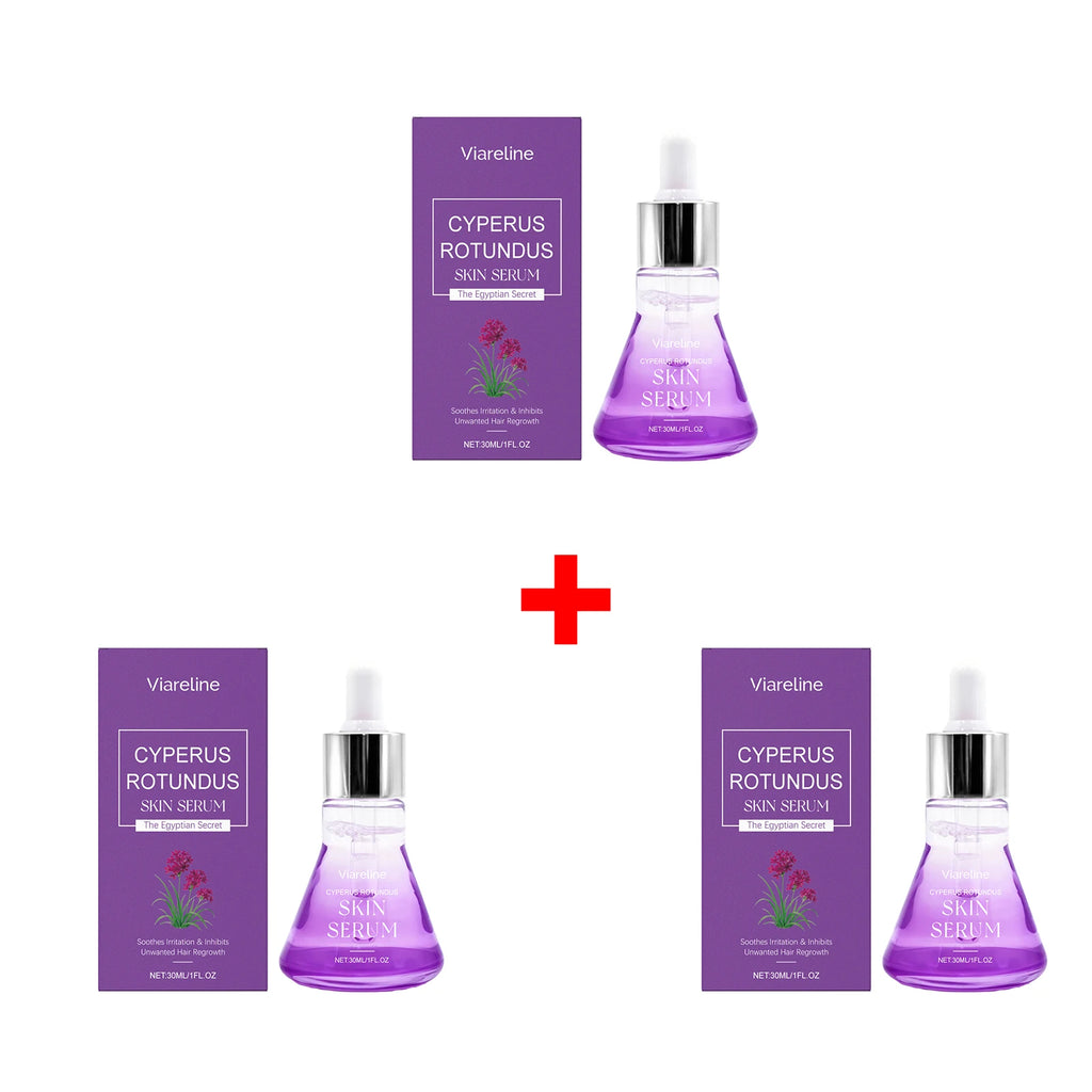 Cyperus Rotundus Hair Growth Inhibitor Serum for Post-Hair Removal