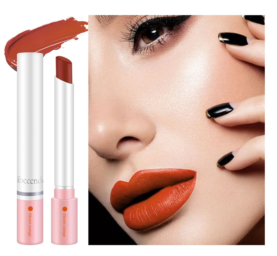 Matte Lipstick Set with Creative Cigarette Design