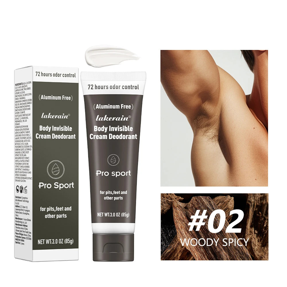 All-Over Invisible Cream Deodorant for 72-Hour Odor Protection - 20