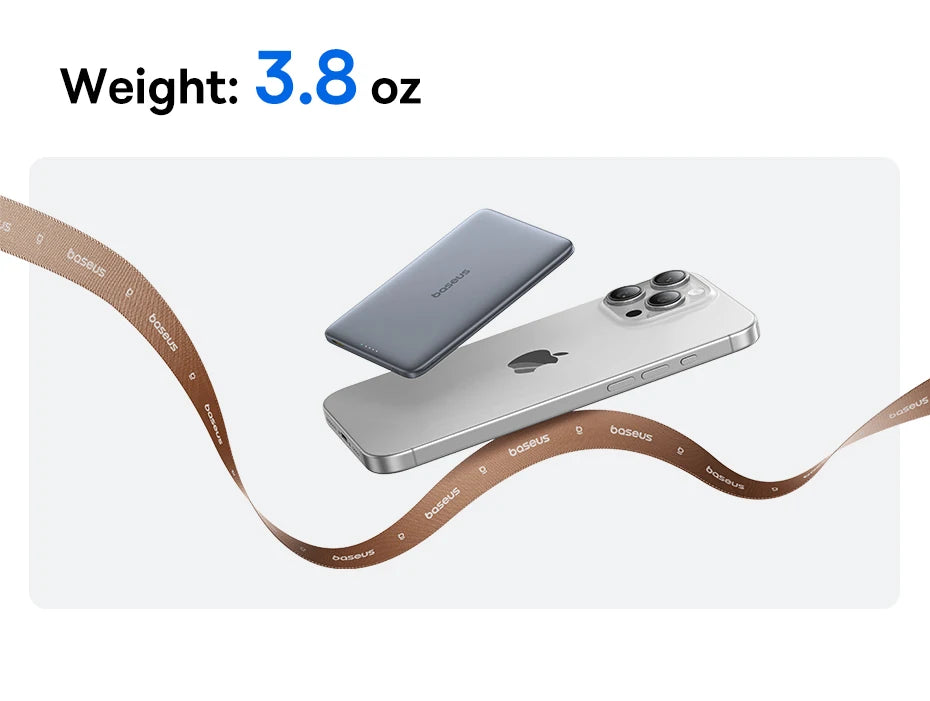 5000mAh Magnetic Wireless Power Bank for Smartphone Fast Charging
