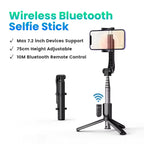 Bluetooth Selfie Stick Tripod with Remote Shutter