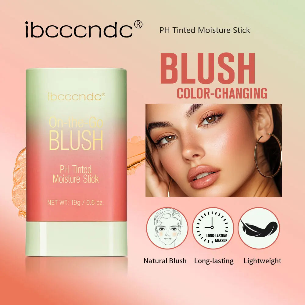 Tinted Moisturizing Blush Stick for Cheeks and Lips