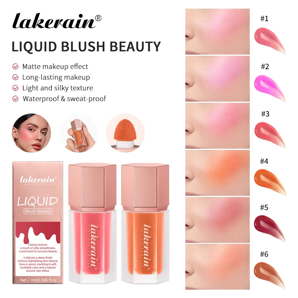Waterproof Long-Lasting Matte Liquid Blush