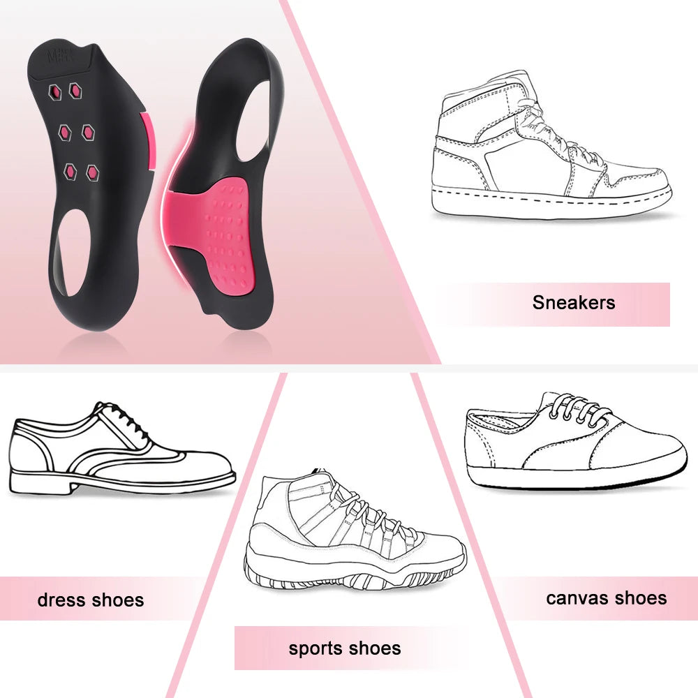 Orthopedic Arch Support Insoles for Flat Feet and Alignment