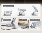 360° Rotating Aluminum Tablet and Phone Stand