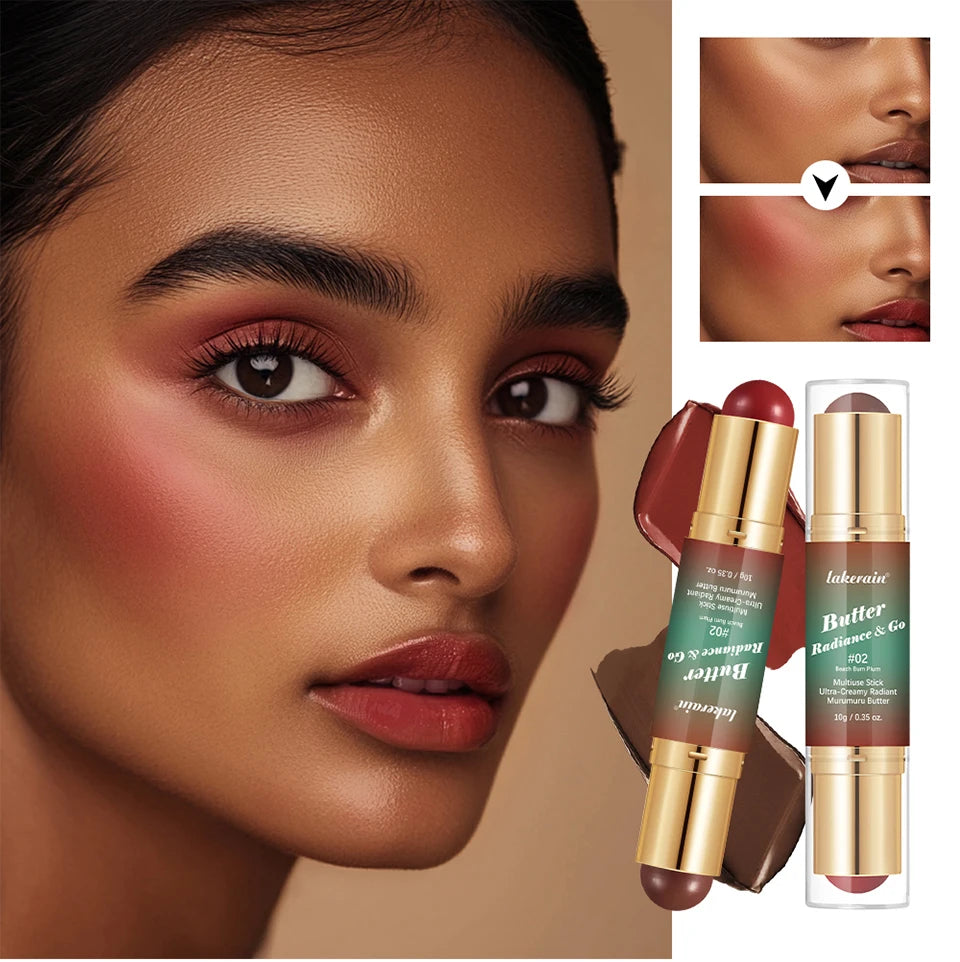 Double-Ended Bronzer and Blush Makeup Stick