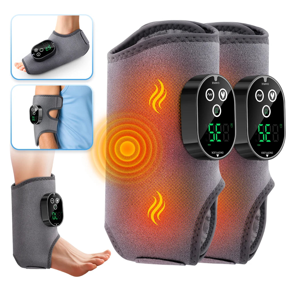 Heated Vibration Massager for Ankle, Calf, and Foot