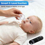 Electric Baby Nasal Aspirator with Music and Suction Control