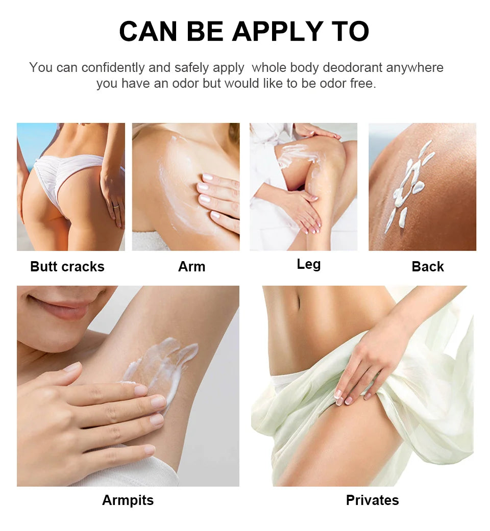 72-Hour Invisible Body Deodorant Cream - 12