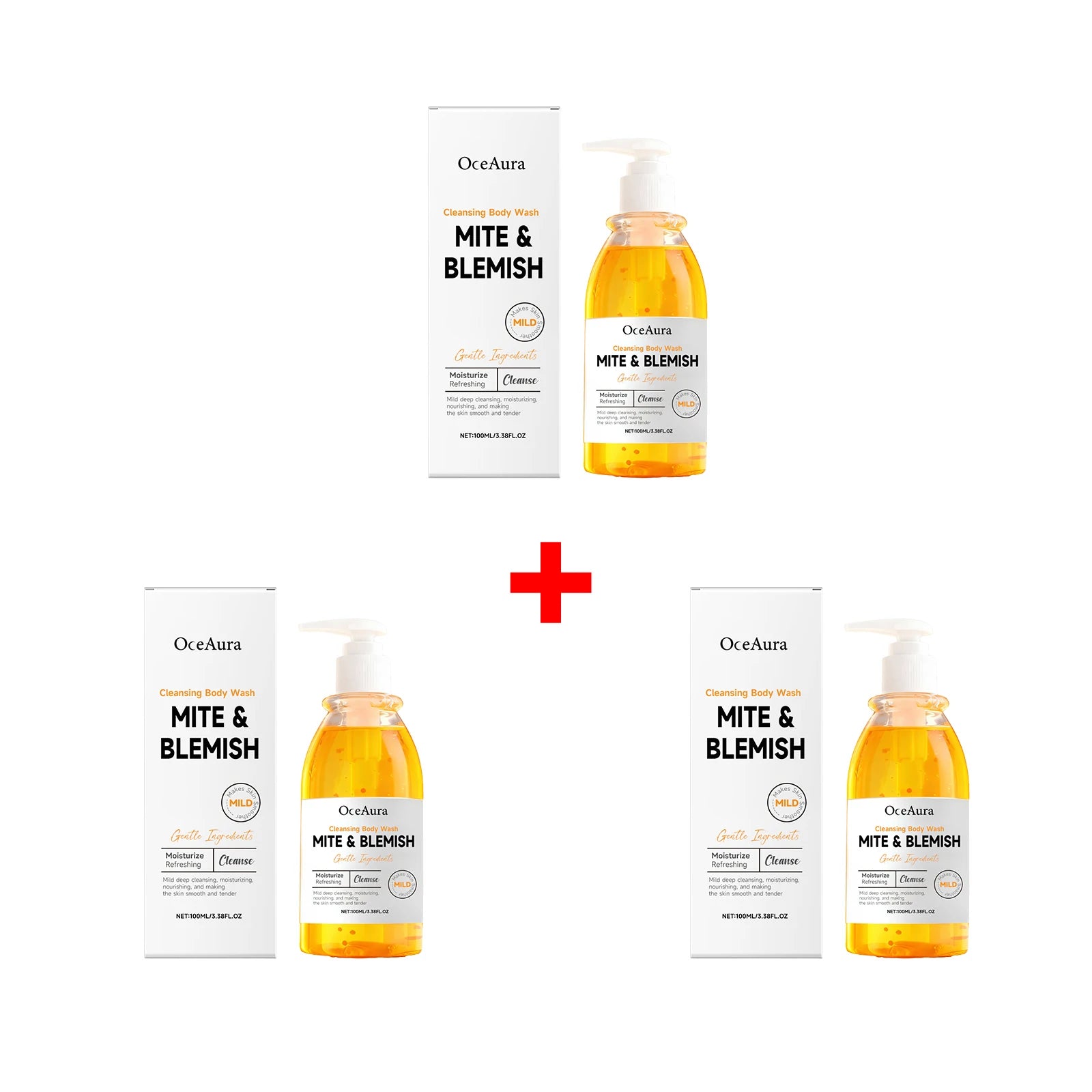 Anti-Mite and Acne Control Cleansing Body Wash - 14