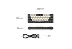 61-Key Compact Wired Mechanical Gaming Keyboard
