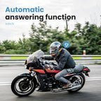 BT-12S Bluetooth 5.0 Motorcycle Helmet Headset with Dual Microphones