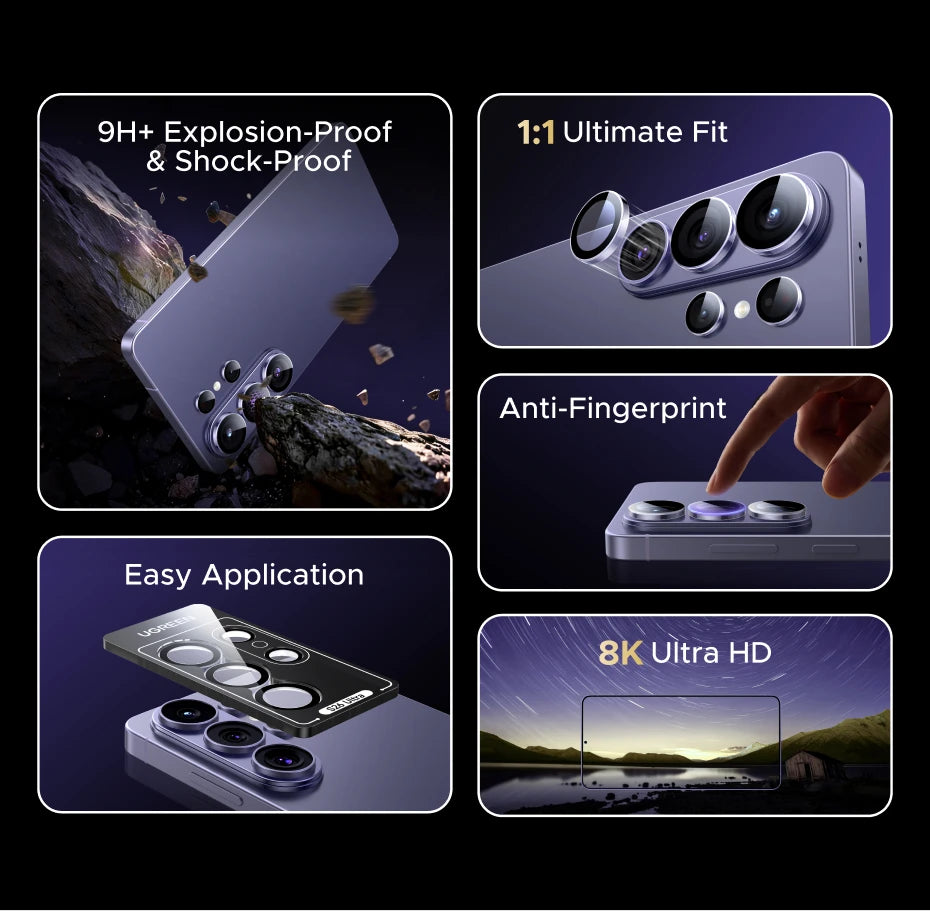 Tempered Glass Camera Lens Protector for Samsung Galaxy S26 Ultra - 8