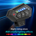 BT12-2x Motorcycle Helmet Bluetooth 5.4 Headset with Voice Assistant