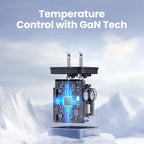 35W GaN Dual Port USB-C and USB-A Fast Wall Charger