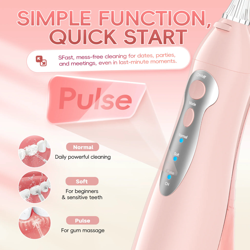 Portable Water Flosser and Electric Toothbrush Oral Care Set
