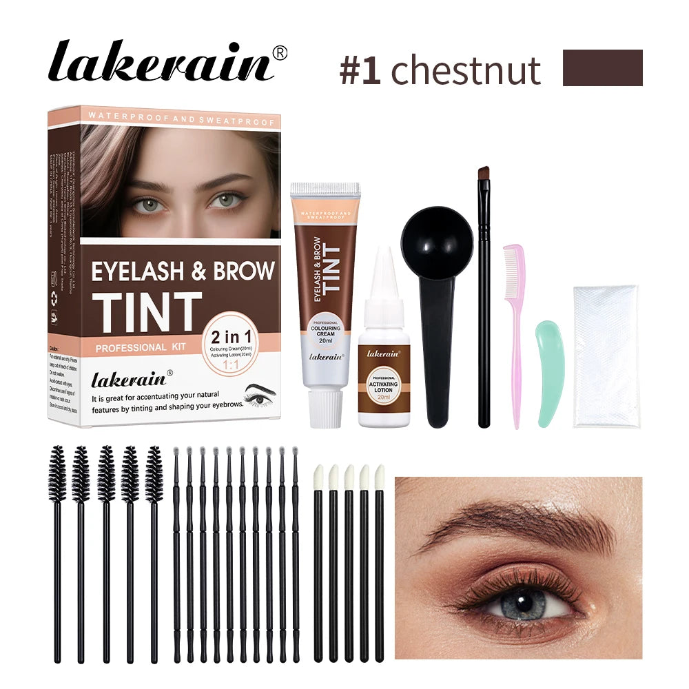 Professional Eyelash and Eyebrow Tinting Kit - 21