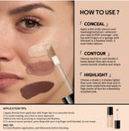 Multi-Use Sculpting Concealer for Face Contouring and Highlighting