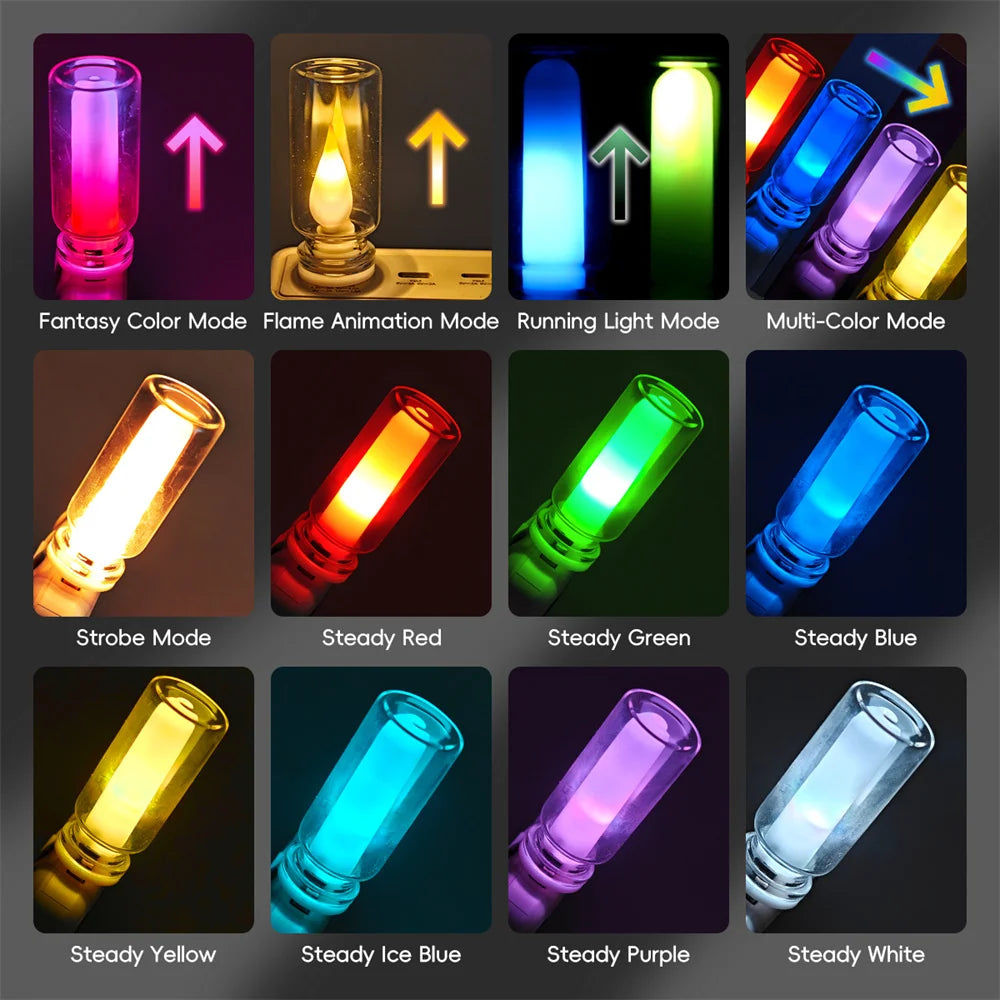 5V USB Touch Dimmable LED Filament Atmosphere Lamp