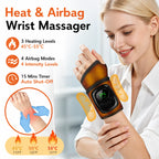 Cordless Heated Air Compression Wrist Massager